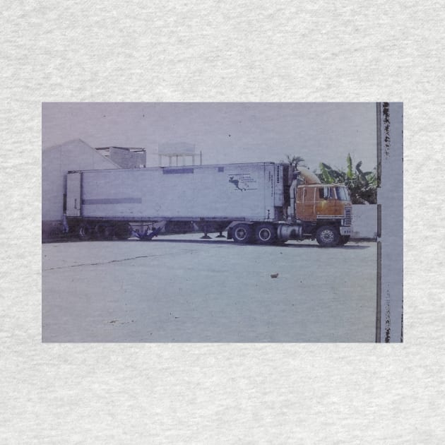 Afternoon nap in the shadow of a trailer truck Guatemala 1991 by Roland69